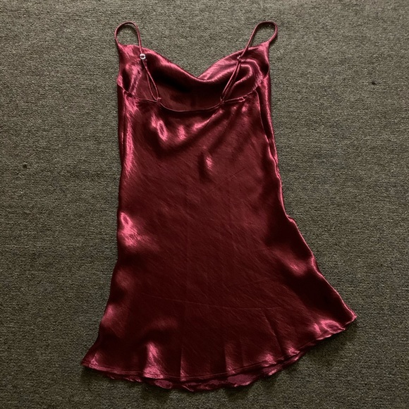 Windsor Cowl Satin Dress - Picture 3 of 5